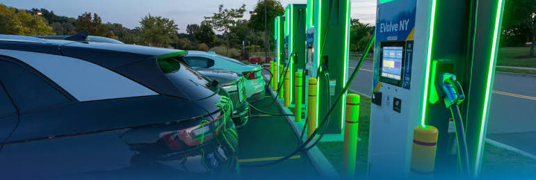 EV charging and battery swapping station
